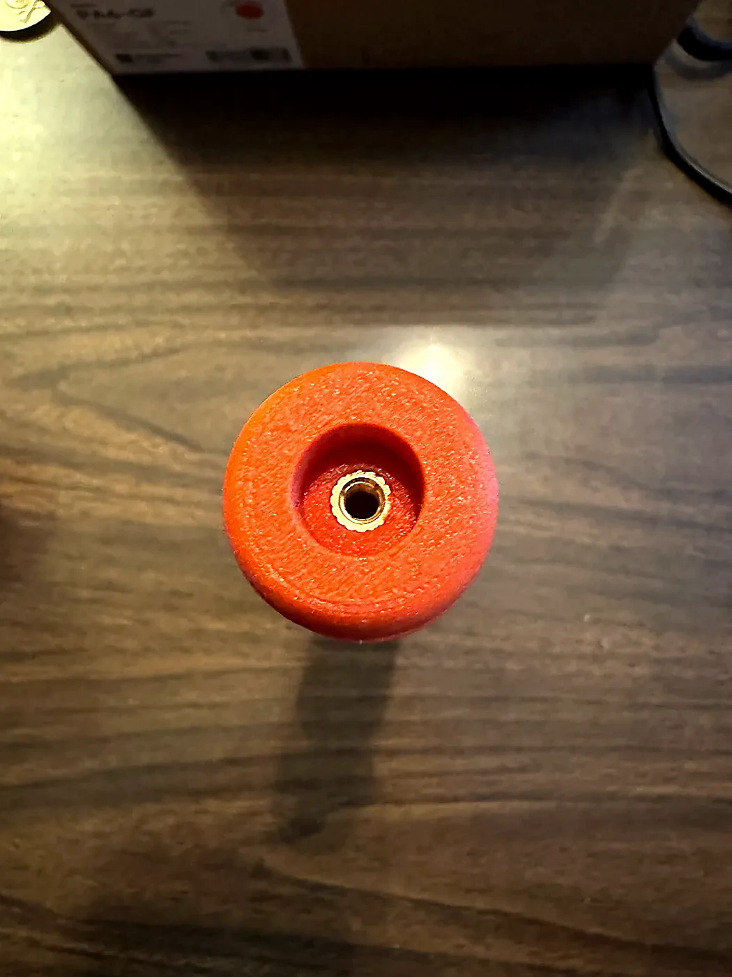 Small brass M4 threaded insert installed at the top of the Hamdo body