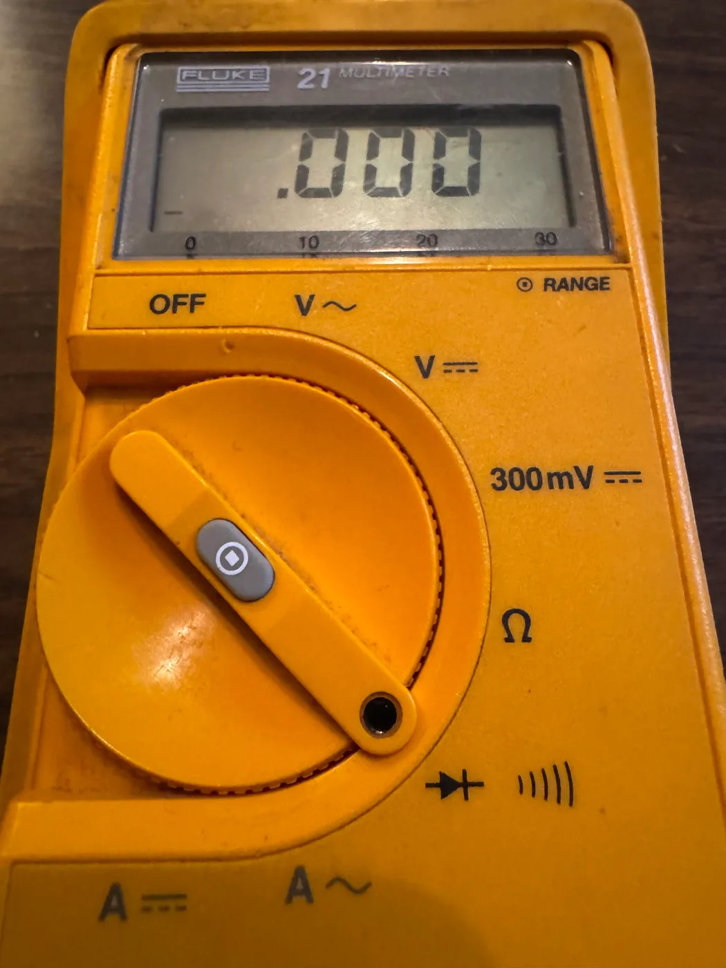 Digital multimeter used to test the completed Hamdo electrical path